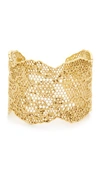 AURELIE BIDERMANN Laser Cut Vintage Lace Cuff