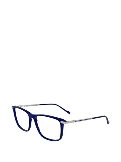Zeiss Rectangle-frame Glasses In Blue