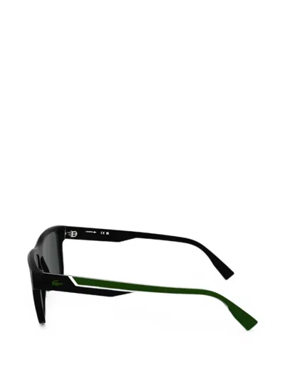 Lacoste Rectangle-frame Sunglasses In Black