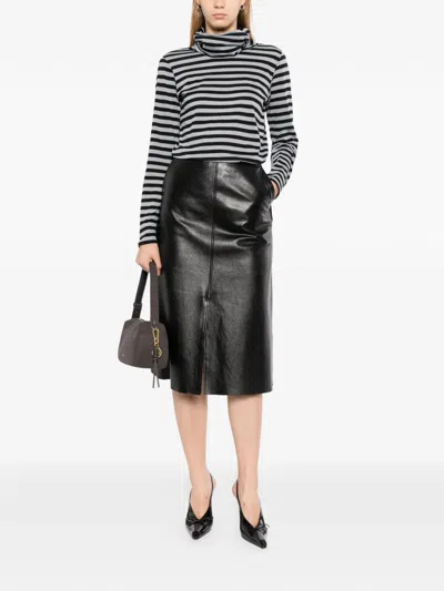 Agnès B. Transformable T-shirt In Black