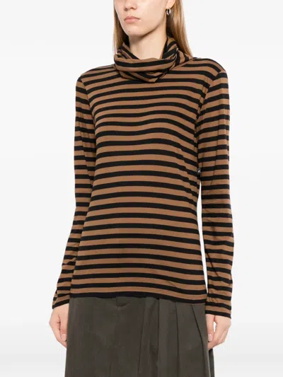 Agnès B. Transformable T-shirt In Brown