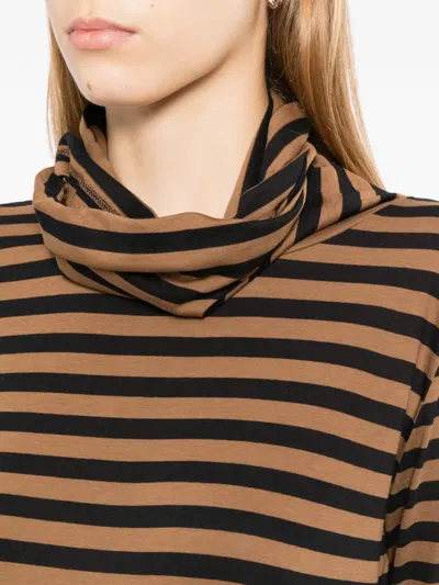 Agnès B. Transformable T-shirt In Brown