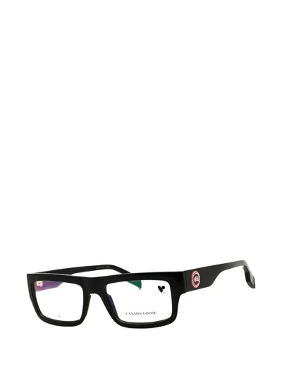 Canada Goose Rectangle-frame Glasses In Metallic