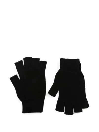 Rick Owens Press-stud Fingerless Gloves In Pattern