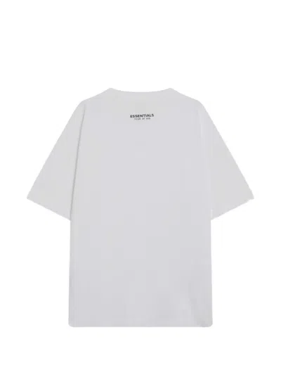 Essentials Logo-patch T-shirt In White