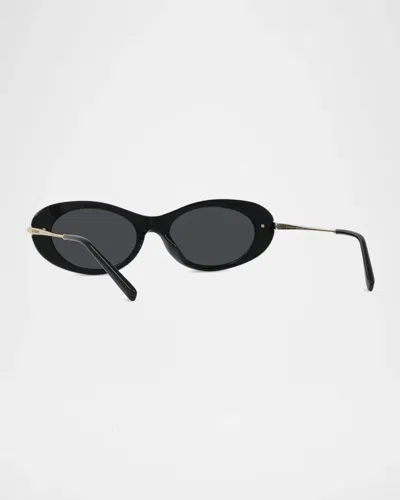 Givenchy Bold 52mm Oval Sunglasses In Multi