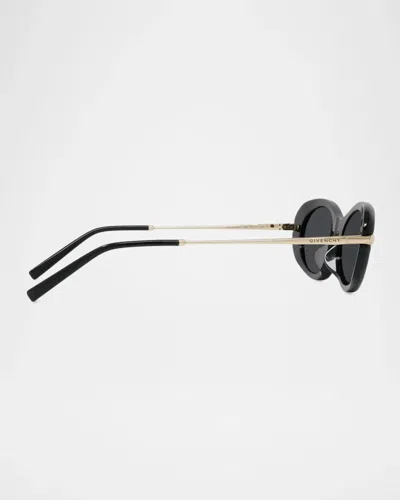 Givenchy Bold 52mm Oval Sunglasses In Multi