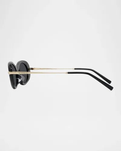 Givenchy Bold 52mm Oval Sunglasses In Multi