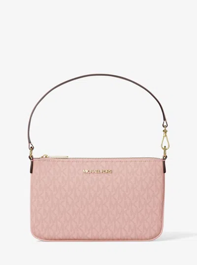 Michael Kors Outlet Jet Set Small Signature Logo Convertible Wristlet ...