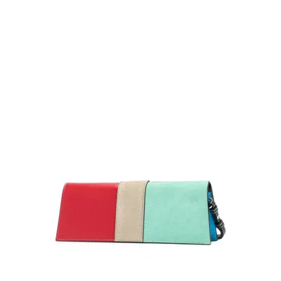 Jacquemus Patchwork Zebra-print Clutch Bag In Multi
