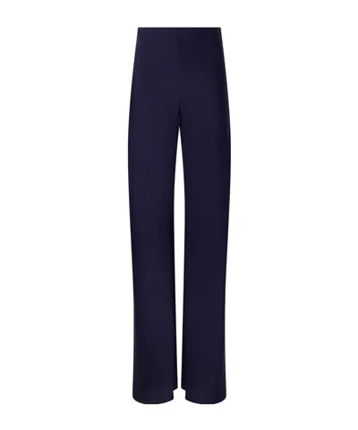 Veronica Beard Braddock High-waisted Pants In Blue