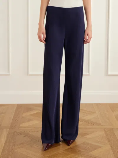 Veronica Beard Braddock High-waisted Pants In Blue