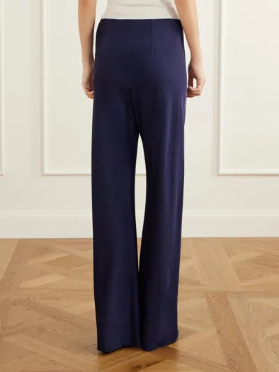 Veronica Beard Braddock High-waisted Pants In Blue