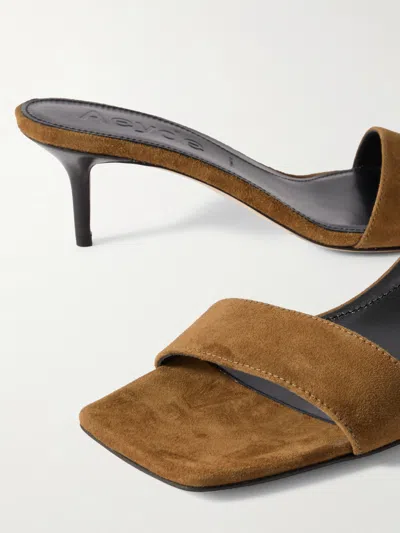 Aeyde Minimalist Mules In Multi