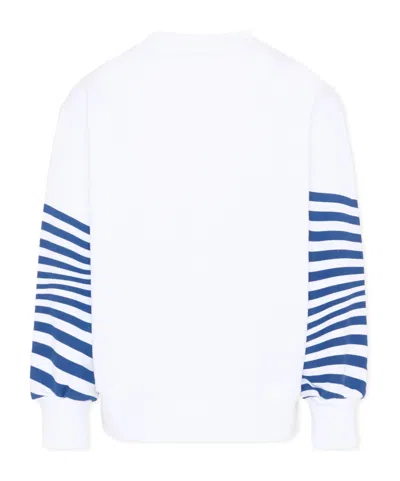 Msgm Logo-print Sweatshirt In Multi