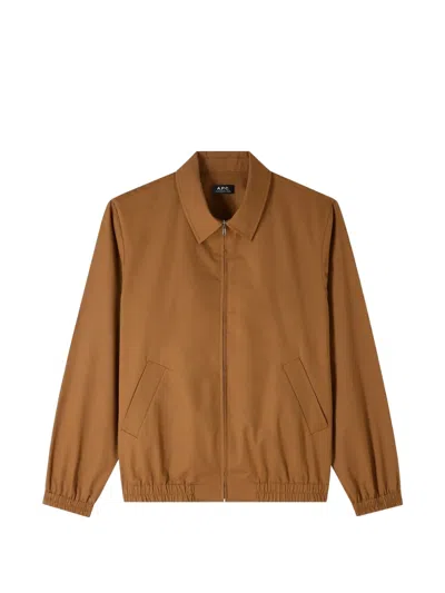 GILBERT LOGO-EMBROIDERED ZIP-UP JACKET
