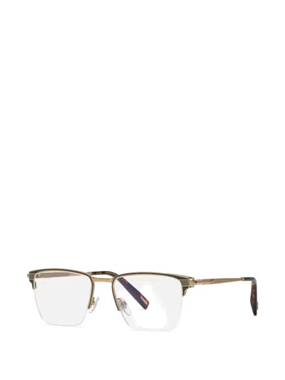 Chopard Browline-frame Glasses In Brown