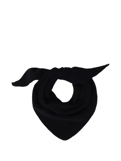 Le Bonnet Triangular-shape Scarf In Black