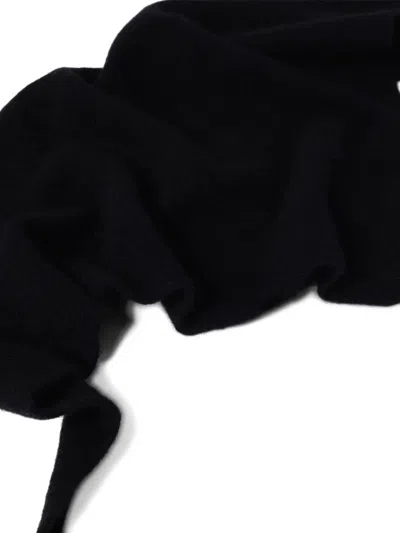 Le Bonnet Triangular-shape Scarf In Black