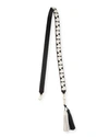 KATE SPADE BE MINE STRAP & TASSEL PACK, BLACK