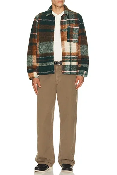 Percival Knowles Check Overshirt In Check