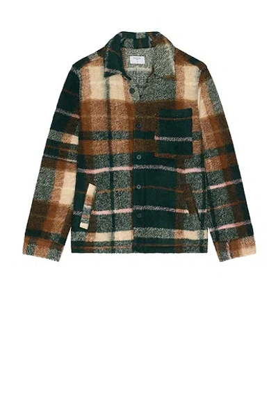 Percival Knowles Check Overshirt In Check