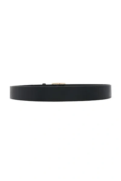 Rag & Bone Rugged Leather Belt In Black