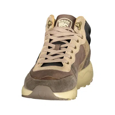 Blauer Brown Polyurethane Men's Sneaker In Brown