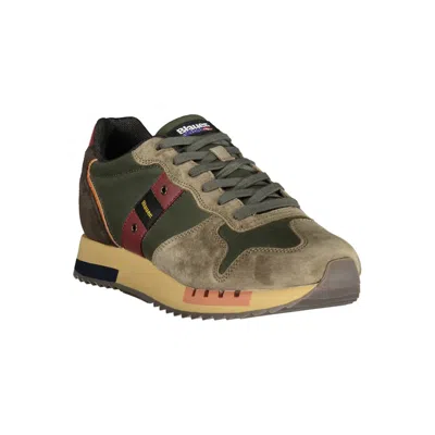 Blauer Green Polyurethane Men's Sneaker In Green