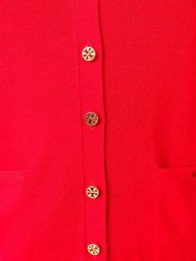 Shop Tory Burch Front Pocket Buttoned Cardigan