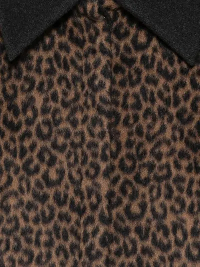 Alysi Leopard-print Wool Jacket In Multi