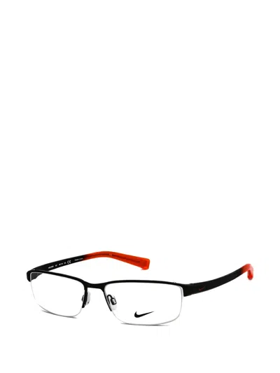 Nike Rectangle-frame Glasses In Black