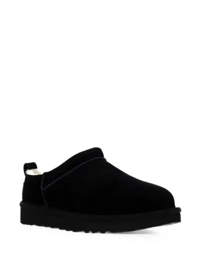 Ugg Classic Micro Suede Mules In Black