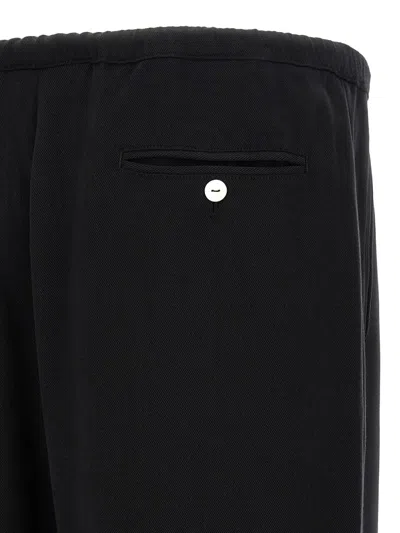 Second / Layer Team Drawstring Trousers In Black