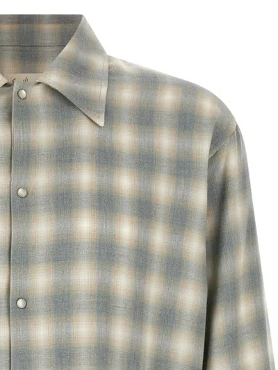 Second / Layer Checked Shirt In Green