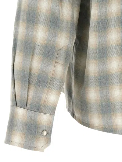 Second / Layer Checked Shirt In Green