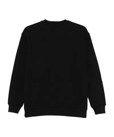 Msgm Logo-print Sweatshirt In Black