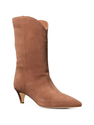 Michael Kors Daniela Suede Boots In Multi