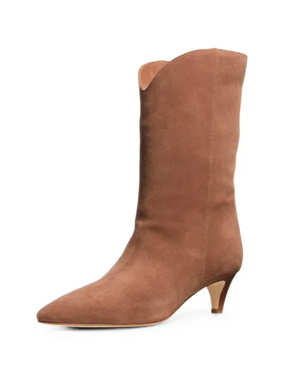 Michael Kors Daniela Suede Boots In Multi