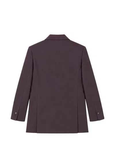 Solotre Double-breasted Peak-lapel Blazer In Multi