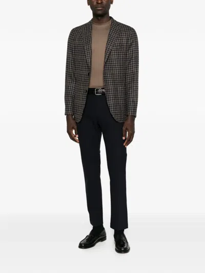 HOUNDSTOOTH-PATTERN BLAZER