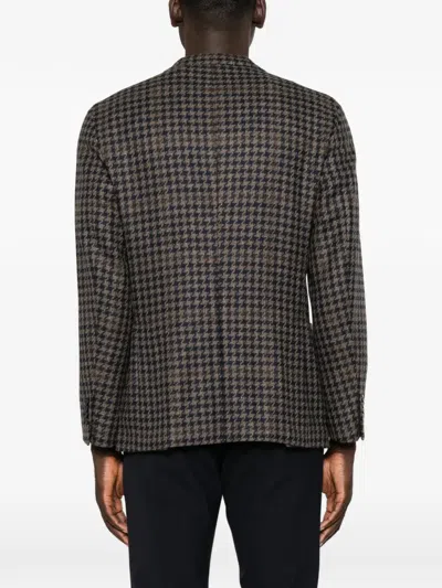 HOUNDSTOOTH-PATTERN BLAZER