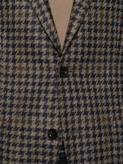 HOUNDSTOOTH-PATTERN BLAZER