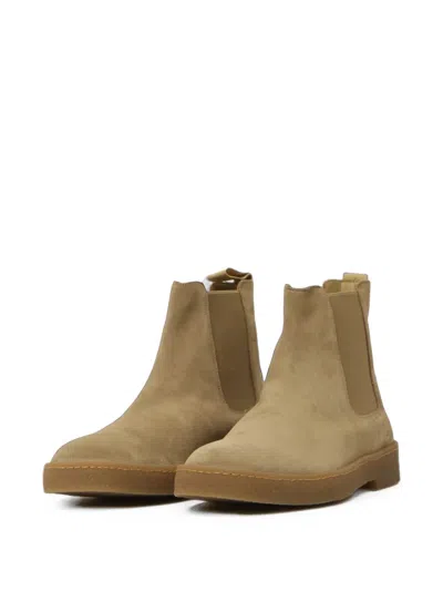 Common Projects Suede Chelsea Boots In Neutrals