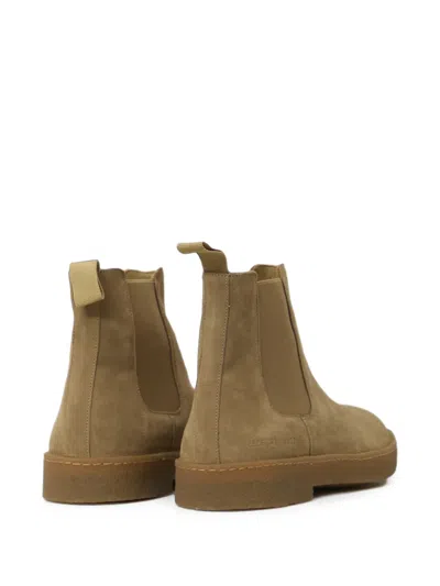 Common Projects Suede Chelsea Boots In Neutrals