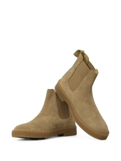 Common Projects Suede Chelsea Boots In Neutrals