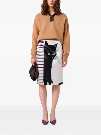 Msgm Langärmeliger Pullover In Brown