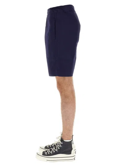 Umbro Logo Patch Bermuda Shorts In Blue