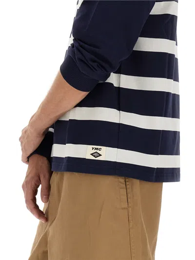 Umbro Patchwork Cotton Sweatshirt In Blue