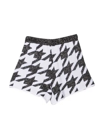 Simonetta Acetate Blend Bermudas In Black